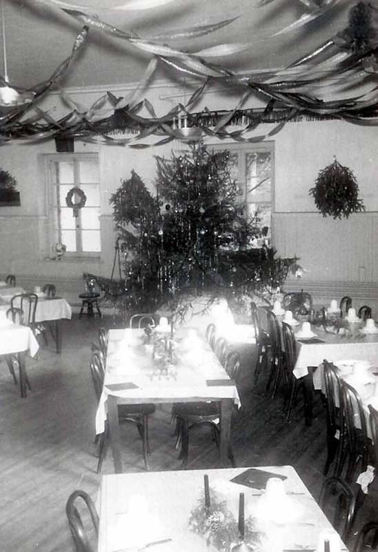  The new dining room in the English Village replaced that located in the mansion around 1953