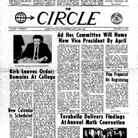 Page 1 of Vol. 5 No. 8, January 31, 1969 The Circle.