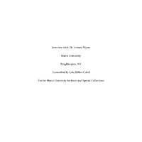 JoAnne Myers Oral History transcript