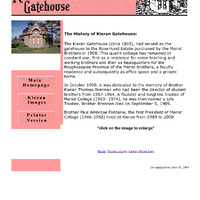 Marist College History: Kieran Gatehouse
