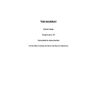 Tim Murray Oral History Transcript